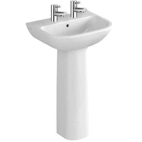 VitrA - S20 Model 4 Piece Suite - Closed Back CC Toilet & 60cm Basin - 1 or 2 Tap Holes 5 VitrA - S20 Model 4 Piece Suite - Closed Back CC Toilet & 60cm Basin - 1 or 2 Tap Holes - Image 5