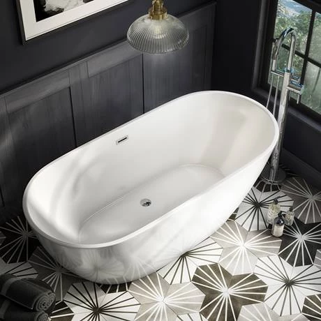 Antonio Double Ended Curved Free Standing Bath Suite 4 Antonio Double Ended Curved Free Standing Bath Suite - Image 4
