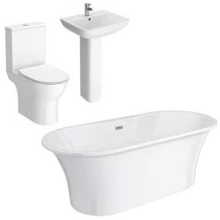 Alps Modern Free Standing Bathroom Suite -Bathroom Suites Sales ALPSFS d4 460