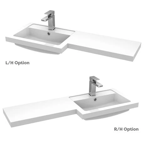 Arezzo 1000 Matt Grey Combination Furniture Pack (Matt Black Flush & Handles) 2 Arezzo 1000 Matt Grey Combination Furniture Pack (Matt Black Flush & Handles) - Image 2