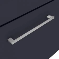 Arezzo Blue Wall Hung Sink Vanity Unit + Toilet Package with Chrome Handle -Bathroom Suites Sales AZBCHWHP1 D3 460