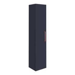 Arezzo Blue Floor Standing Vanity Unit, Tall Cabinet + Toilet Pack with Rose Gold Handles 10 Arezzo Blue Floor Standing Vanity Unit, Tall Cabinet + Toilet Pack with Rose Gold Handles -Bathroom Suites Sales AZBRGFSP1 d6 460