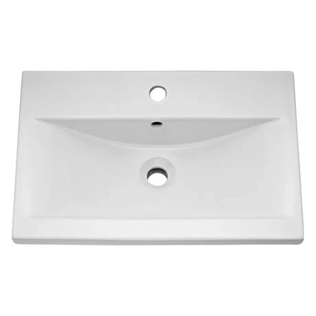 Arezzo L-Shaped Shower Bath Suite - 1700mm with Blue Vanity Unit + Square Toilet 6 Arezzo L-Shaped Shower Bath Suite - 1700mm with Blue Vanity Unit + Square Toilet - Image 6