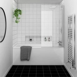 Arezzo Matt Black Complete Modern Bathroom Package -Bathroom Suites Sales AZMBCBPSB d4 460