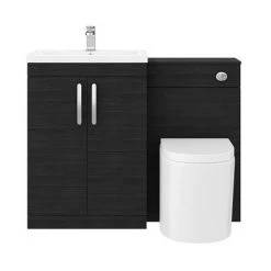 Brooklyn Black Vanity Bathroom Suite -Bathroom Suites Sales BBVBS d6 460