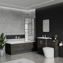 Brooklyn Black Vanity Bathroom Suite