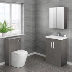 Brooklyn Cloakroom Suite (Grey Avola)