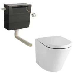 Brooklyn Black Cloakroom Suite 11 Brooklyn Black Cloakroom Suite -Bathroom Suites Sales BCSHB ND6 460