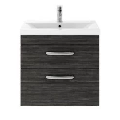 Brooklyn Black Cloakroom Suite (Wall Hung Vanity + Toilet) 8 Brooklyn Black Cloakroom Suite (Wall Hung Vanity + Toilet) -Bathroom Suites Sales BHB5CS d2 460