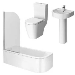 Bianco 1700mm Shower Bath Suite -Bathroom Suites Sales BIA17 detail1 460