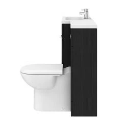 Brooklyn Black 1100mm Combination Furniture Pack -Bathroom Suites Sales BK1100BLK D4 460
