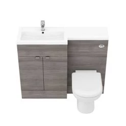 Brooklyn Grey Avola 1100mm Combination Furniture Pack -Bathroom Suites Sales BKGRY1100 D3 460