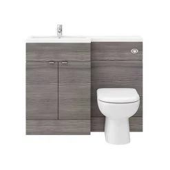 Brooklyn Grey Avola 1100mm Combination Furniture Pack -Bathroom Suites Sales BKGRY1100 D4 460