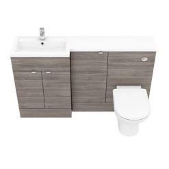 Brooklyn Grey Avola 1500mm Combination Furniture Pack -Bathroom Suites Sales BKGRY1500 D2 460