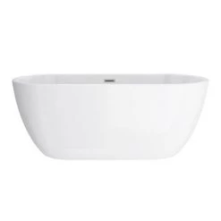 Bliss Modern Double Ended Curved Freestanding Bath Suite - 2 Basin Size Options -Bathroom Suites Sales BLISS VERONA SUITE detail3 460