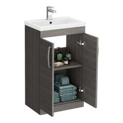 Brooklyn Grey Avola Bathroom Suite -Bathroom Suites Sales BRGABS d3 460