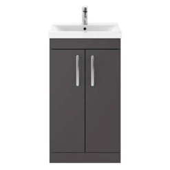 Brooklyn Gloss Grey Bathroom Suite -Bathroom Suites Sales BRGGBS d2 460