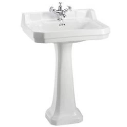 Burlington Low Level WC inc. Edwardian Large Basin & Pedestal - Various Tap Hole Options 5 Burlington Low Level WC inc. Edwardian Large Basin & Pedestal - Various Tap Hole Options -Bathroom Suites Sales BUR LL ED LRG D2 375