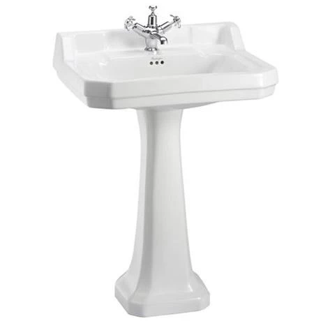 Burlington Low Level WC inc. Edwardian Large Basin & Pedestal - Various Tap Hole Options 3 Burlington Low Level WC inc. Edwardian Large Basin & Pedestal - Various Tap Hole Options - Image 3