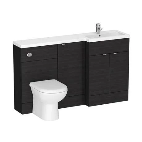 Brooklyn Black 1500mm Combination Furniture Pack 2 Brooklyn Black 1500mm Combination Furniture Pack - Image 2