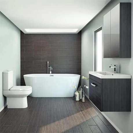 Brooklyn Black Free Standing Bath Suite 1 Brooklyn Black Free Standing Bath Suite