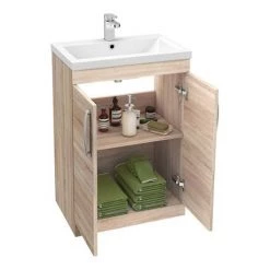 Brooklyn Natural Oak Floor Standing Vanity Furniture Package 9 Brooklyn Natural Oak Floor Standing Vanity Furniture Package -Bathroom Suites Sales Brooklyn Natural Oak Floor Standing Vanity Furniture Package d3 460