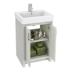 Chatsworth Traditional Grey Sink Vanity Unit + Toilet Package 8 Chatsworth Traditional Grey Sink Vanity Unit + Toilet Package -Bathroom Suites Sales C560WCGRY d2 460