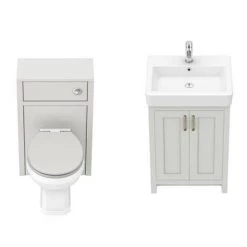 Chatsworth Traditional Grey Sink Vanity Unit + Toilet Package 10 Chatsworth Traditional Grey Sink Vanity Unit + Toilet Package -Bathroom Suites Sales C560WCGRY n d1 460