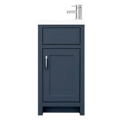 Chatsworth Traditional Cloakroom Vanity Unit Suite - Blue -Bathroom Suites Sales C900BLU n d5 460