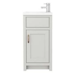 Chatsworth Traditional Cloakroom Vanity Unit Suite - Grey -Bathroom Suites Sales C900GRY n d3 460