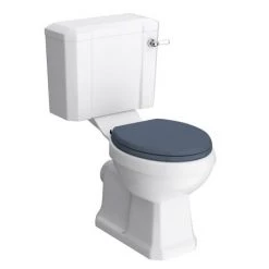 Chatsworth Blue Cloakroom Suite (Wall Hung Vanity Unit + Close Coupled Toilet) -Bathroom Suites Sales CBLWHS d2 460