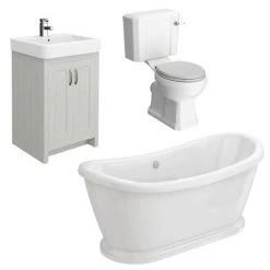 Chatsworth Grey Close Coupled Roll Top Bathroom Suite 10 Chatsworth Grey Close Coupled Roll Top Bathroom Suite -Bathroom Suites Sales CCCGYBS detail1 460