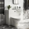 Cove Vanity Unit Cloakroom Suite + Basin Mixer Tap (W1050 x D300mm)