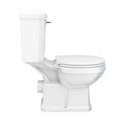 Carlton Traditional Cloakroom Suite - Close Couple Toilet & Wall Hung Basin -Bathroom Suites Sales CCTCS n d3 460