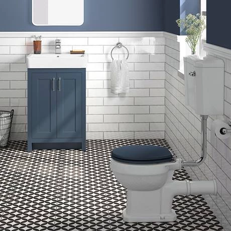 Chatsworth Blue Bathroom Suite incl. 1700 x 700 Bath with Panels 6 Chatsworth Blue Bathroom Suite incl. 1700 x 700 Bath with Panels - Image 6