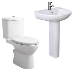 Cove Rimless 4-Piece Modern Bathroom Suite -Bathroom Suites Sales CR4PC nd3 460