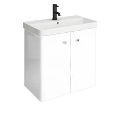 Cruze 600 Curved Wall Hung Vanity Unit + Close Coupled Toilet 8 Cruze 600 Curved Wall Hung Vanity Unit + Close Coupled Toilet -Bathroom Suites Sales CRZ6WHCC d2 460