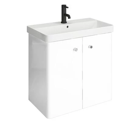 Cruze 600 Curved Wall Hung Vanity Unit + Close Coupled Toilet 3 Cruze 600 Curved Wall Hung Vanity Unit + Close Coupled Toilet - Image 3