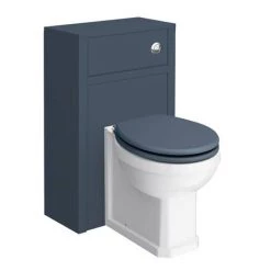 Chatsworth Traditional Blue Semi-Recessed Vanity Unit + Toilet Package 8 Chatsworth Traditional Blue Semi-Recessed Vanity Unit + Toilet Package -Bathroom Suites Sales CSR600WCBLU d2 460