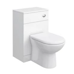 Cove 1050mm Vanity Unit Cloakroom Suite (Gloss White - Depth 300mm) -Bathroom Suites Sales CV1050CS d2 460