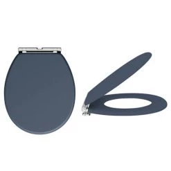 Chatsworth Wall Hung Blue Vanity with Chrome Handle & Low Level Toilet -Bathroom Suites Sales CWH560BLUCLL d5 460