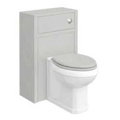 Chatsworth White Marble Traditional Grey Vanity Unit + Toilet Package -Bathroom Suites Sales CWM610WCGRY d3 460