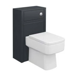 Chatsworth White Marble 810mm Traditional Graphite Vanity Unit + Toilet Package -Bathroom Suites Sales CWM810WCBLK nd3 460