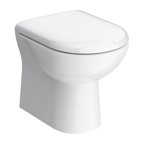 Nuie Cubix Gloss White Vanity Unit with Concealed Cistern, D-Shaped BTW Pan & Soft Close Seat 3 Nuie Cubix Gloss White Vanity Unit with Concealed Cistern, D-Shaped BTW Pan & Soft Close Seat - Image 3