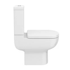 Cruze B-Shaped Shower Bath Suite - 1700mm with White Vanity Unit and Toilet -Bathroom Suites Sales CZSBS17 d3 460
