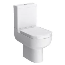 Cruze B-Shaped Shower Bath Suite - 1700mm with Grey Vanity Unit and Toilet -Bathroom Suites Sales CZSBS17G d4 460