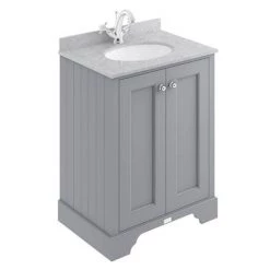 Bayswater Fitzroy Traditional Plummett Grey Marble Top Vanity Unit + Toilet Package 6 Bayswater Fitzroy Traditional Plummett Grey Marble Top Vanity Unit + Toilet Package -Bathroom Suites Sales FIT GRY 600 D2 460