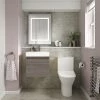 Milan Juno Grey Avola Cloakroom Suite