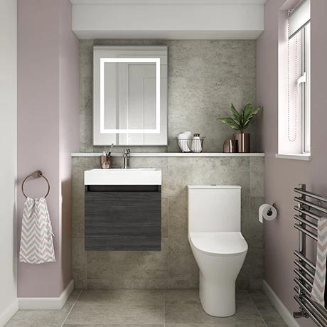Milan Juno Black Cloakroom Suite 1 Milan Juno Black Cloakroom Suite