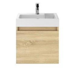 Milan Juno Natural Oak Cloakroom Suite -Bathroom Suites Sales J GW NO d2 460